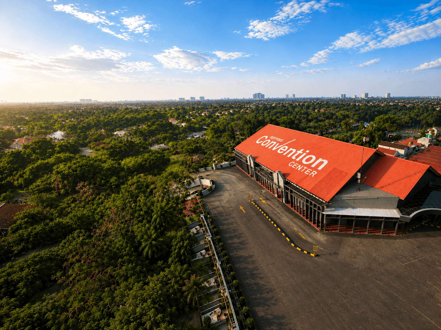 Serpong Convention Center — full pillar-free main hall